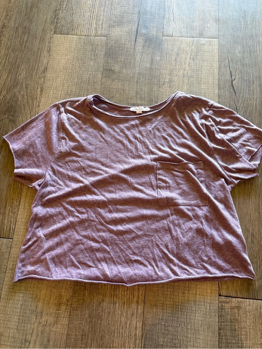 Threads 4 Thought Mauve Short Sleeve Pocket Tee